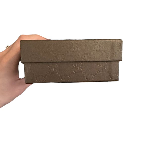 GUCCI EUC LONG WALLET BOX ONLY 8.1 L x 5 W x 2 H - Picture 5 of 7